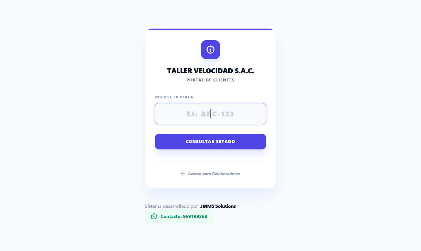Portal Público del Cliente